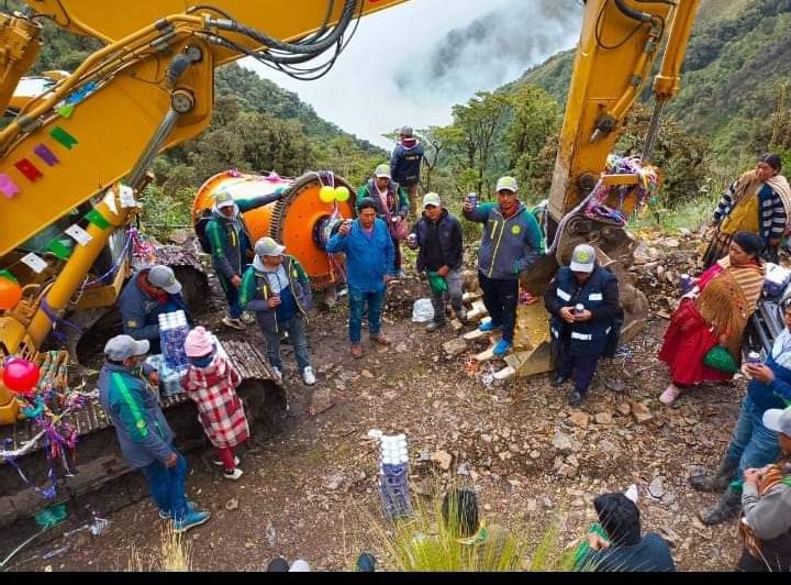 Cha’lla de la Cooperativa Minera Aurífera «El Platanal» R.L.