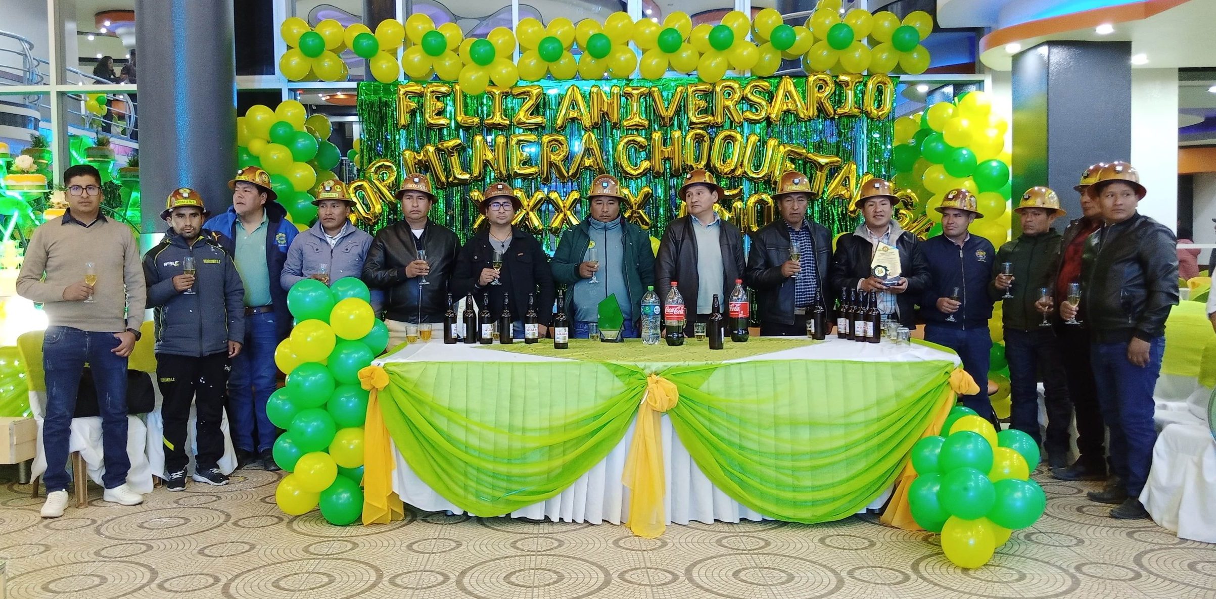 FEDECOMIN LA PAZ R.L. presente en el XXXIX aniversario de la Cooperativa Minera «Choquetanga» R.L.